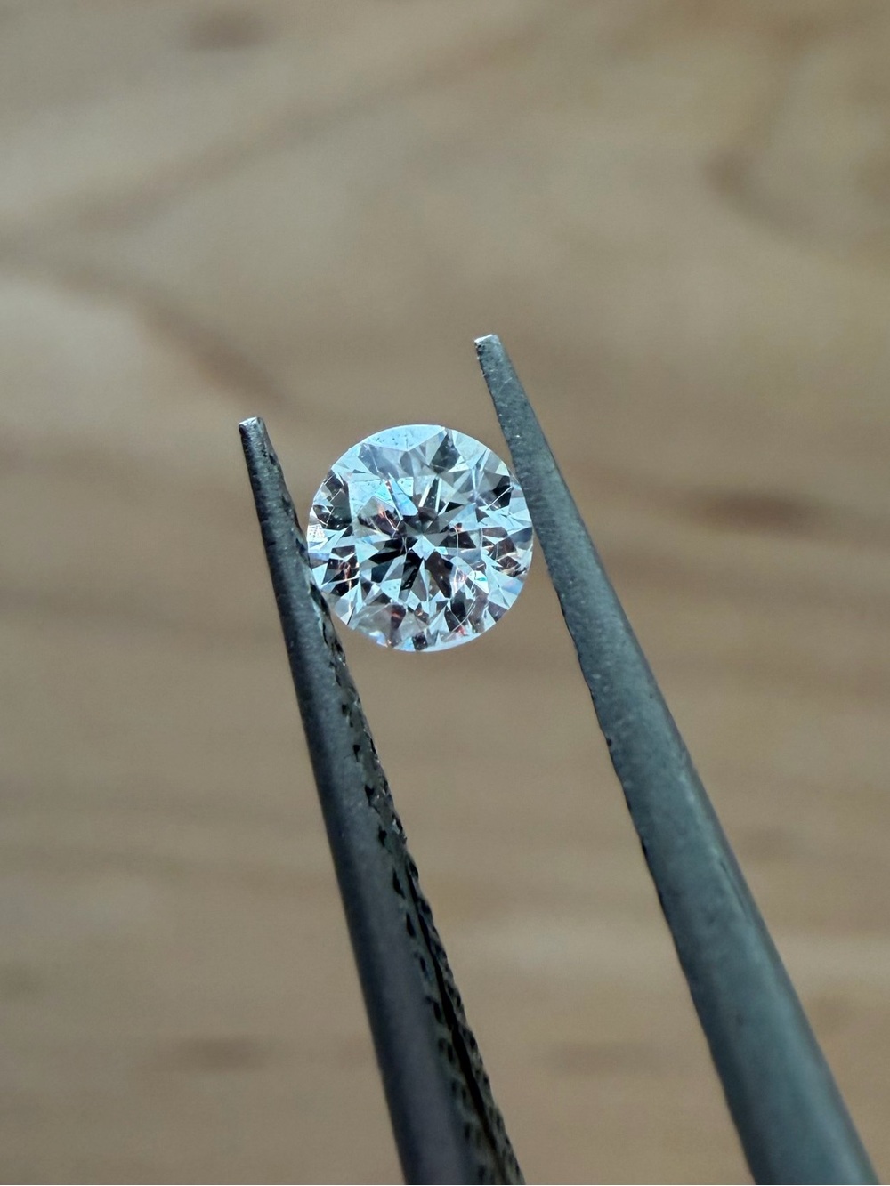 estate 3.3mm natural diamond round solitaire earth mined loose stone